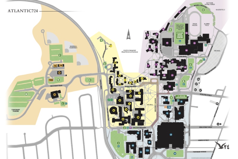 موقعیت دانشگاه مک مستر روی نقشه